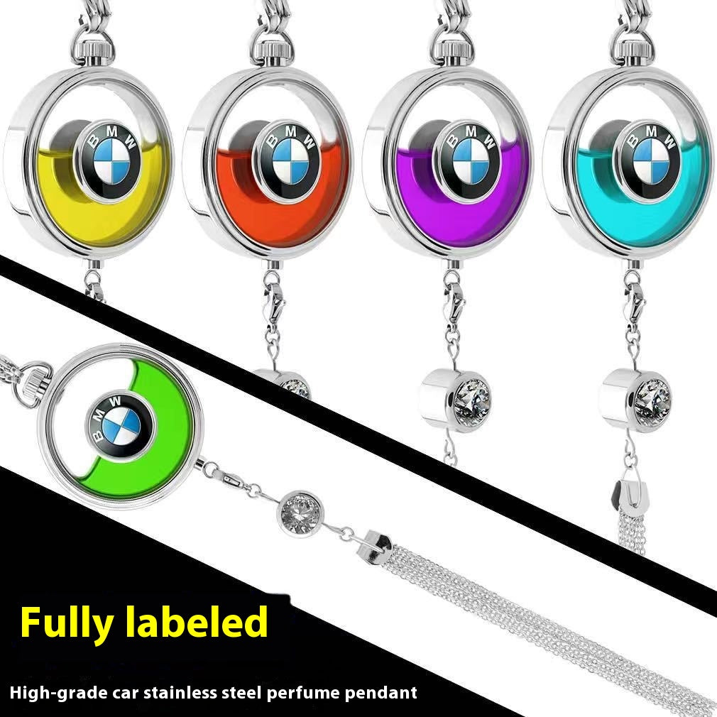 Elegant Car Logo Pendant Air Freshener – Aromatherapy Meets Automotive Style